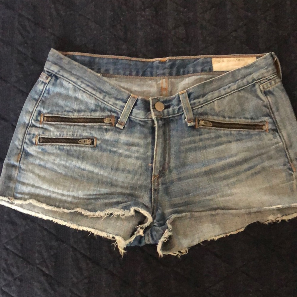 Rag & bone denim shorts size 26